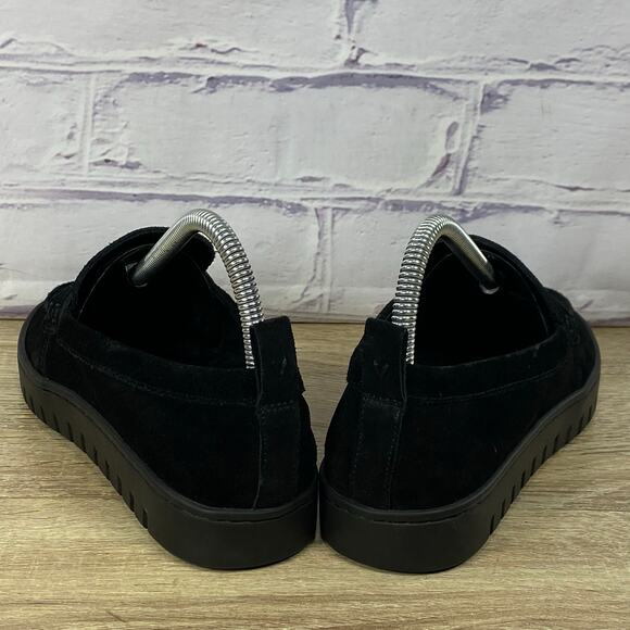 Vionic Uptown Black Suede Slip On Shoes Women's Size 7 Comfort Loafers Flats - Picture 4 of 8